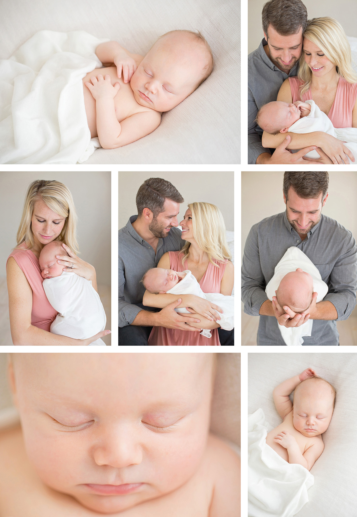 Best Louisville Newborn Photographer | Julie Brock Photography | Louisville Maternity and Family Photographer | Studio photo with mom dad and newborn baby | newborn posing ideas.jpg