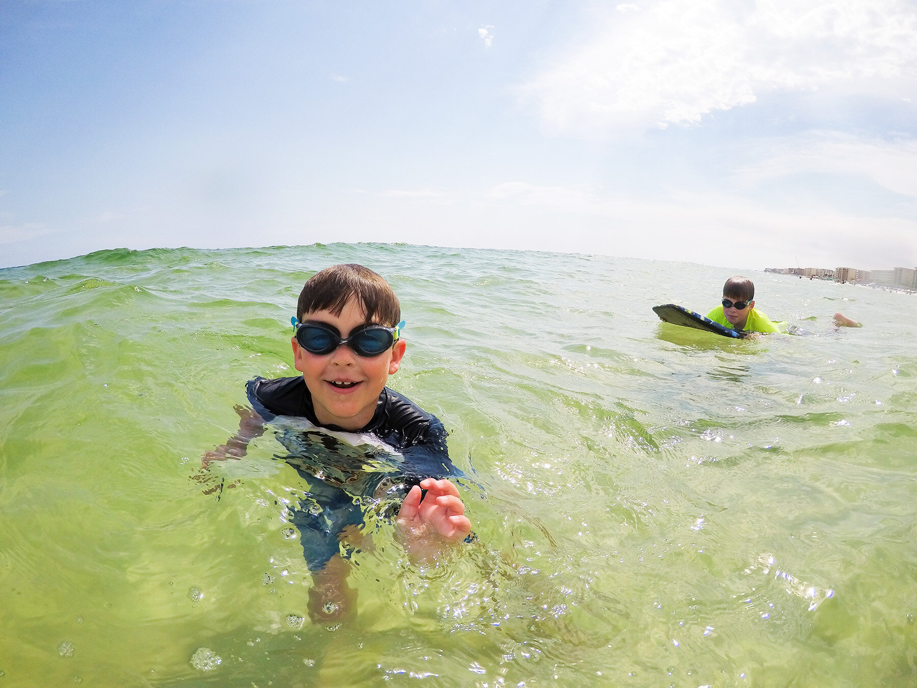 Louisville Photographer | Family Vacation Go Pro Photos | Julie Brock Photography | Boys having fun swimming in water.jpg
