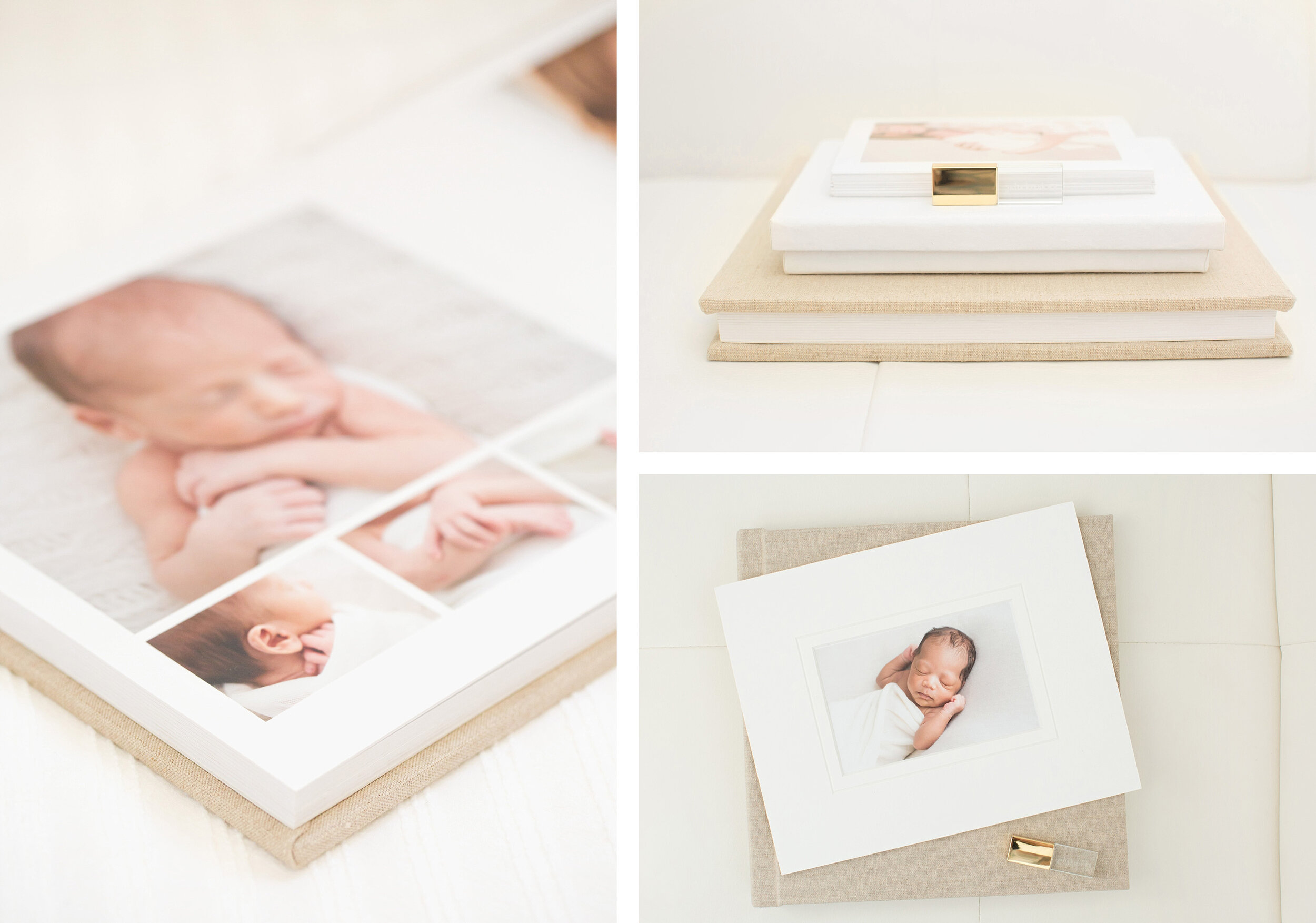 How to choose a newborn photographer for you | linen newborn album | Julie Brock Photography | Louisville KY photographer.jpg
