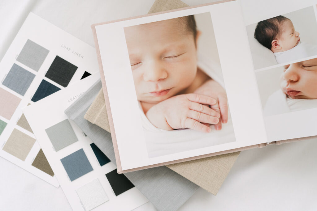 custom newborn album louisville ky photographers : best newborn photographer in Louisville KY